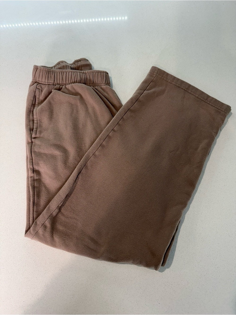 Women's Relaxed Fit Brown Jogger Pants